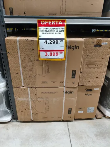 Ar condicionado elgin 18 mil BTUs inverter