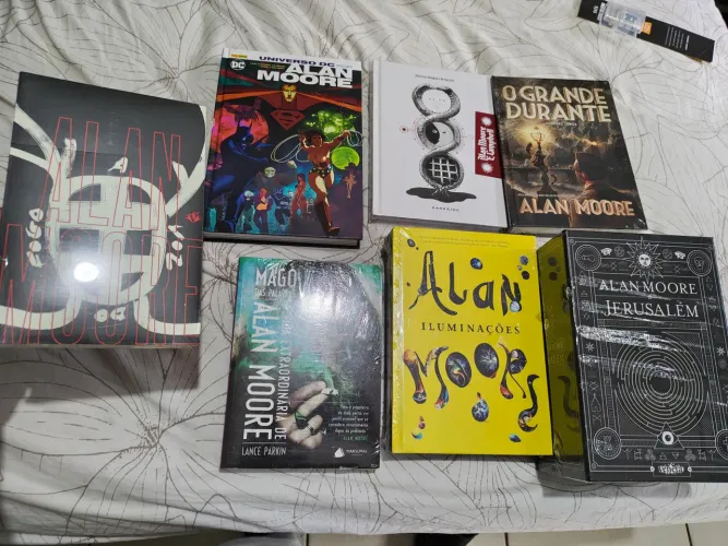 Coleção Alan Moore livros e Hq