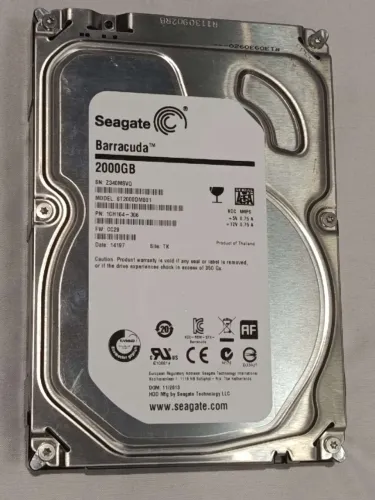 HD Seagate BarraCuda 2TB ST2000DM001 - Testado e Saudável (Pouco usado)