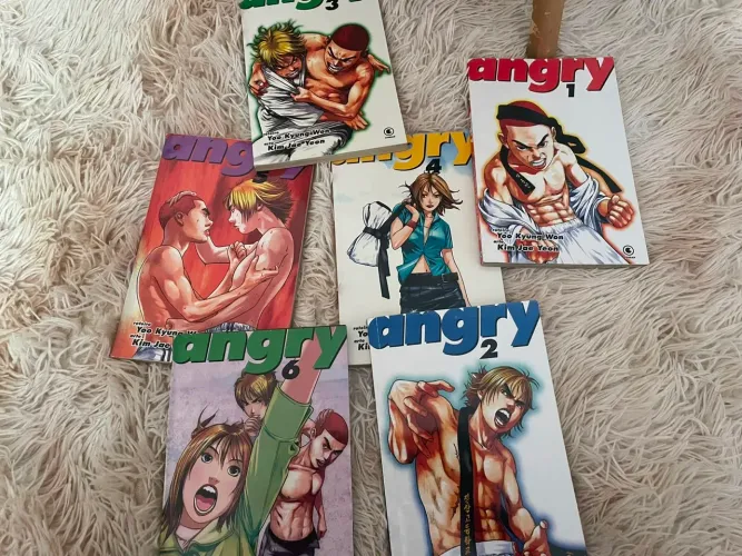 Coleção de mangás Angry