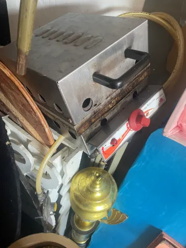 Máquina de crepe a gás