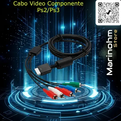 Cabo Video Componente Ps2 Ps3 Playstation