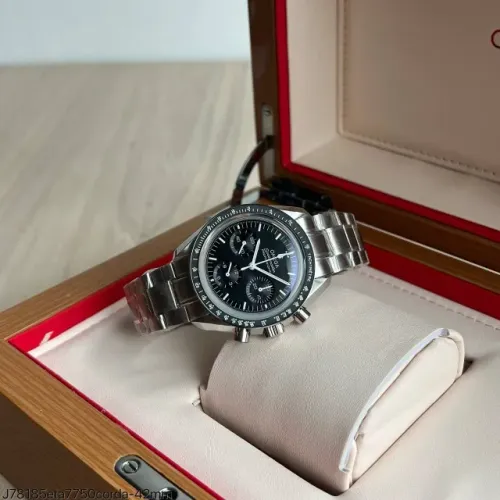 Relógio Ômega Speed Master Moon Watch -Mostrador Preto-ETA S/c