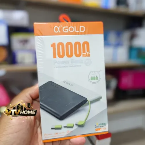 Carregador Portátil 10.000 Mah Agold + Entrega Grátis