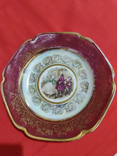 Prato de porcelana Mauá* antiguidade
