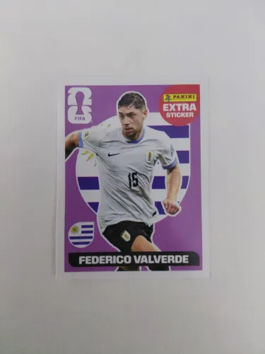 Figurinha extra sticker Valverde Lilás Álbum da Copa do Mundo 2026