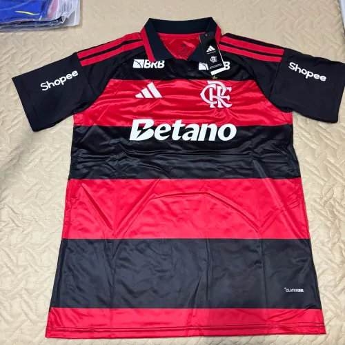Camisa Flamengo 2026 com todos os patrocinadores