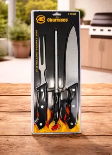 Kit de churrasco básico 