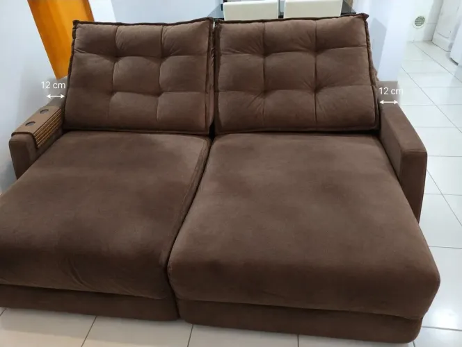 Sofá veludo 2.30 largura