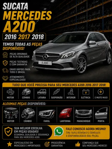 Sucata Mercedes a200 2016 2017 2018
