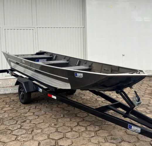 BOTE DE ALUMÍNIO SEMI CHATA