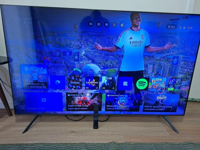 Smart TV Samsung 58" 4K UN58AU7700 - COM DEFEITOS