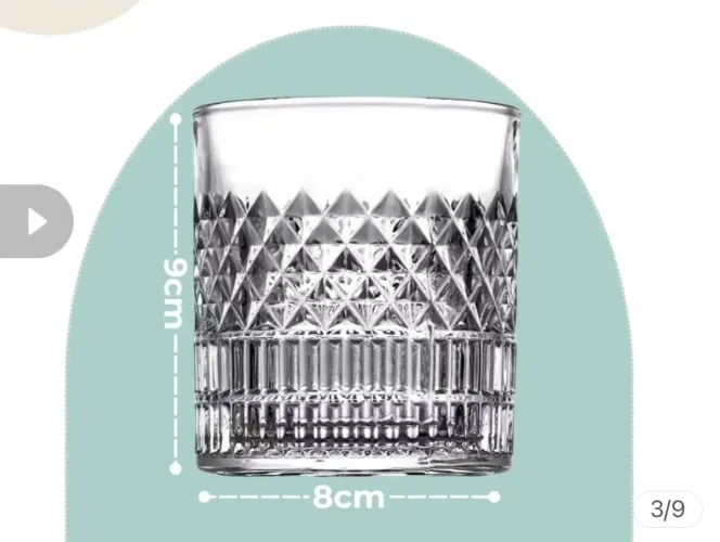 Copos de whisky cristal ecológico