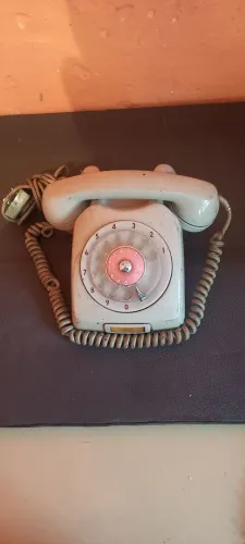 Telefone Padrão De Disco - Vintage