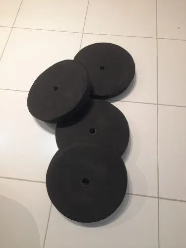 4 anilhas de 10kg (novas)