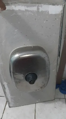 Balcão de inox para cozinha semi novo