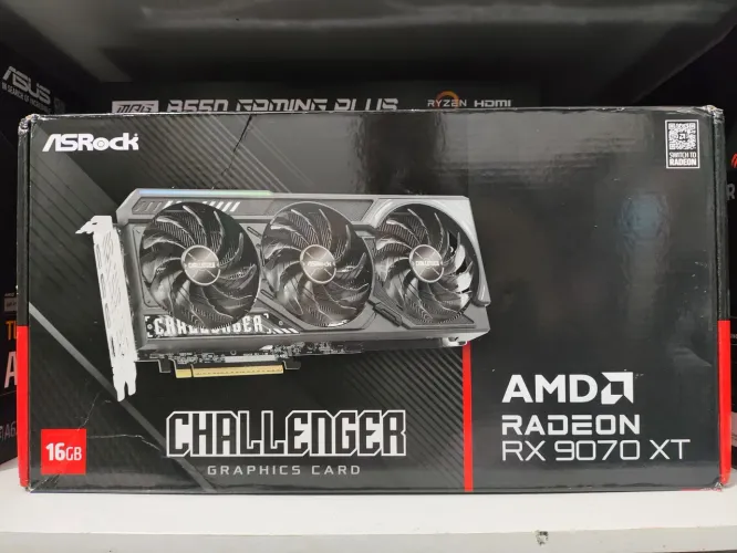 RX 9070XT 16GB Asrock 3X OC RGB novo lacrado