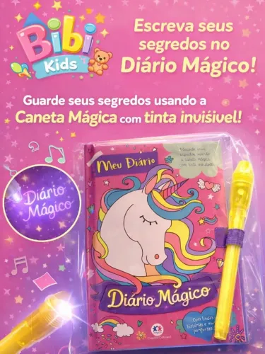Diário infantil mágico