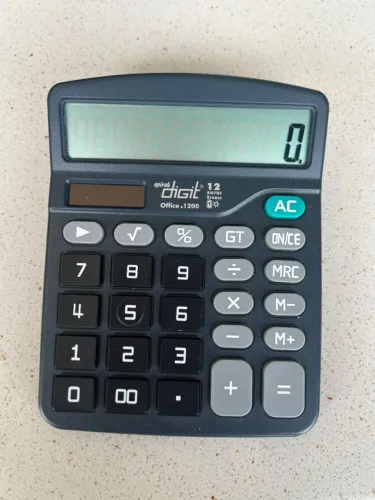 Calculadora spiral digit Office 1200