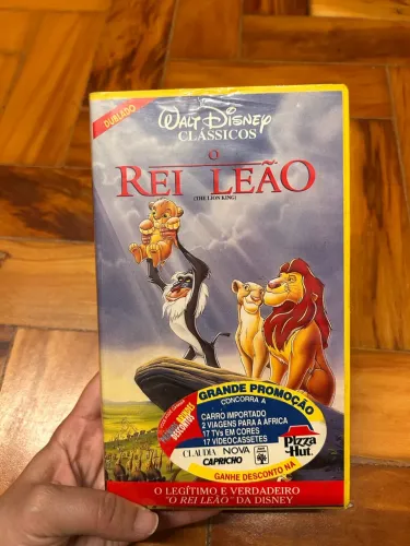 Fita VHS O Rei Leão - original
