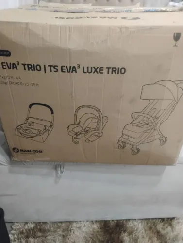 Carrinho maxi-cosi Eva 3 Luxe Trio novo na Caixa