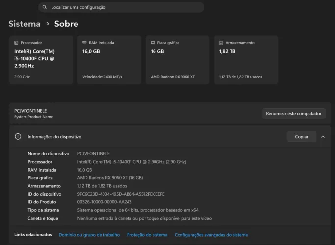 Kit Gamer/Workstation: i5 10400F + Asus H410M-E + 16GB RAM DDR4