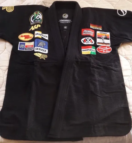 Kimono Shoyoroll Mod. Adrenaline A2 Collab Albino And Preto Preto A2