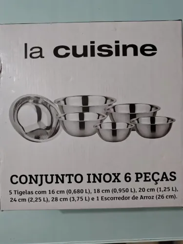 Conjunto Inox 6 peças 