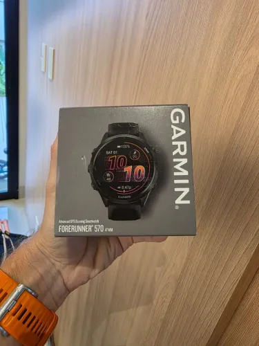 Relogio Garmin Forerunner 570 47mm amoled Novo
