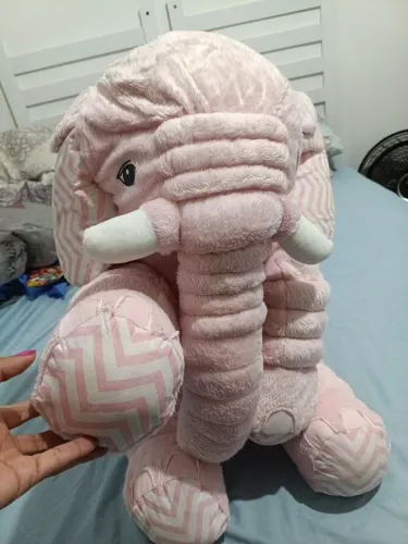 Almofada de elefante rosa