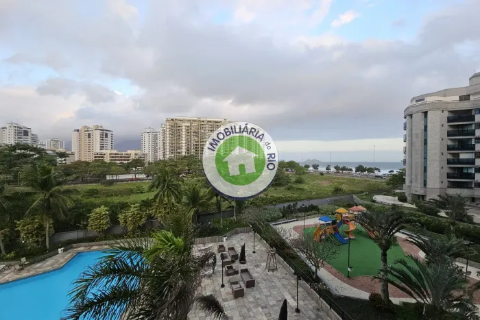 Apartamento de luxo na Barra da Tijuca: 4 quartos, 3 suítes, 2 salas, 5 banheiros, 3 vagas