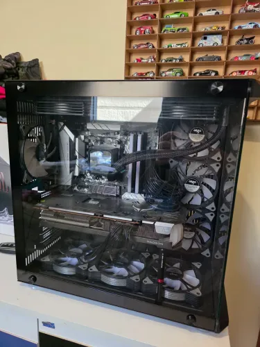 Gabinete Gamer Rise Mode Galaxy Glass