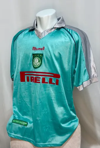 CAMISA PALMEIRAS 2002 - TERCEIRA- RHUMMEL - GG -
