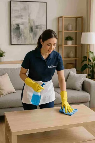 Trabalho como limpeza e organização de ambientes 