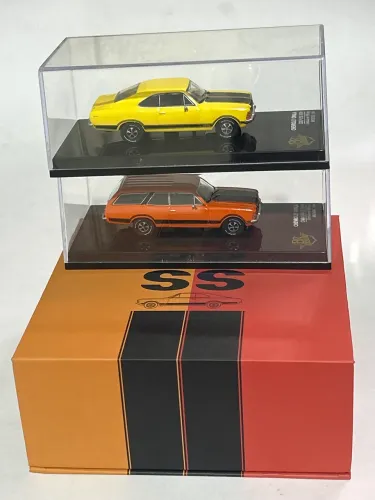 Box Set SS 20 Anos Minimundi Chevrolet Opala/Caravan - 1/64 - Br Classics