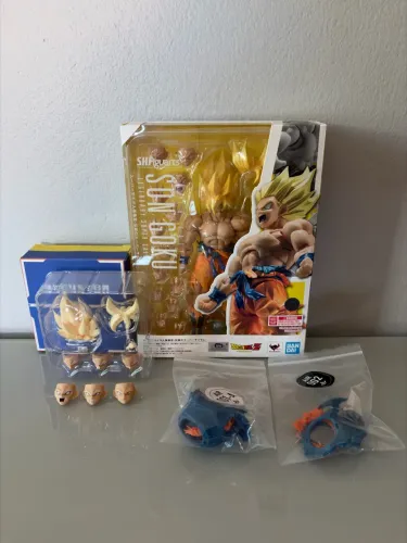 SH Figuarts Goku Legendary + Head Recustom + Kit Air de camisas