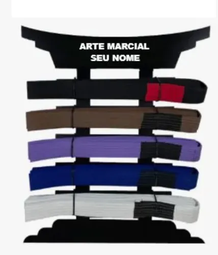 PORTA FAIXAS JIU JITSU