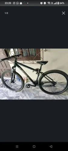 Vendo bicicleta freios a disco na frente e atrás