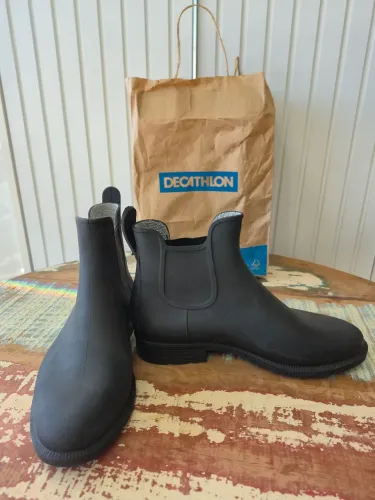 Bota de Hipismo Impermeável Decathlon