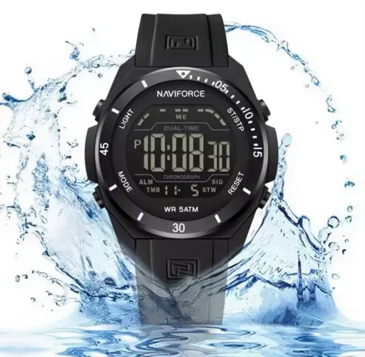 Relógio Masculino NAVIFORCE Digital Esportivo 5ATM - Tecnologia, Estilo e Resistência