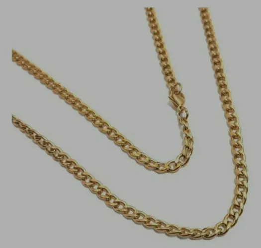 Corrente Cordão Banhado A Ouro 18K