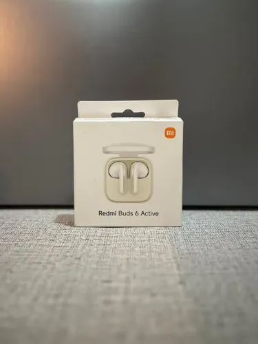 FONE BLUETOOTH ORIGINAL XIAOMI REDMI BUDS 6 ACTIVE BRANCO NOVO LACRADO