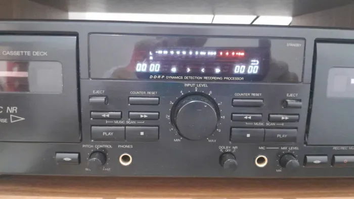 Tape Deck duplo JVC