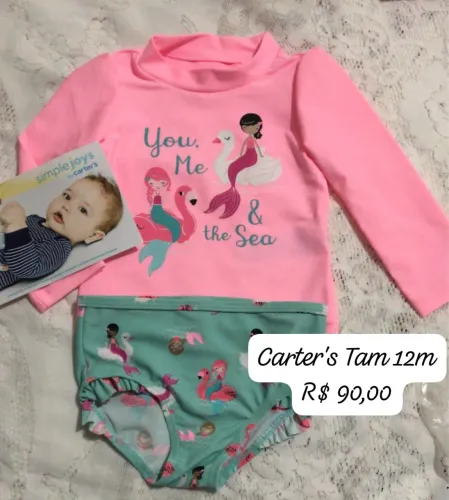 Biquíni Carter's 2 peças menina Tam 12m