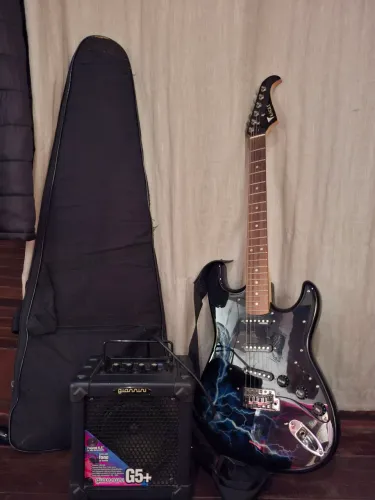 guitarra eagle EGP-10 + amplificador Giannini G5+ 15w