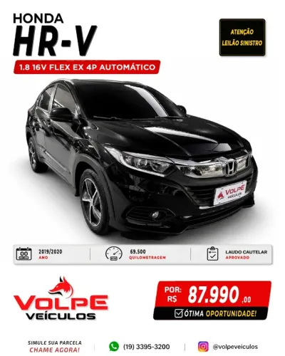 Honda HR-V EX 1.8 Flexone 16V 5P Aut. 2020