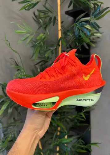 Tênis Nike Zoom Alphafly 3 Masculino Importado Premium Laranja
