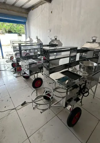 Carrocinhas de lanches inox diversos modelos direto de fábrica em até 10x sem juros