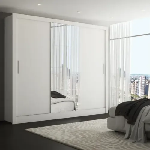 Guarda Roupa Casal Fortaleza 3 Portas (Novo e Lacrado)