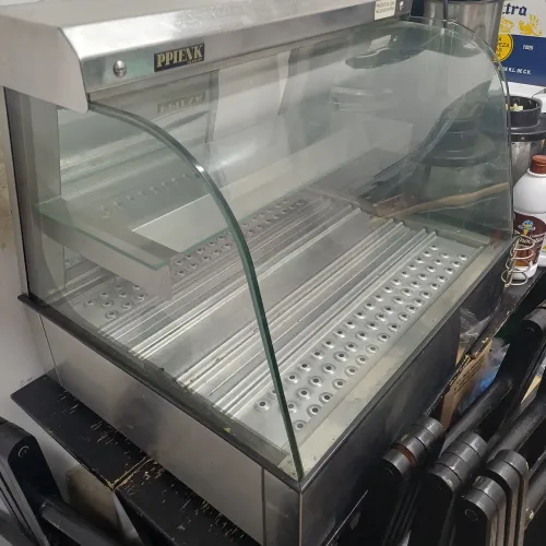 Vitrine quente para salgados
